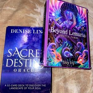 X2 ORACLE DECKS! 🫶🏽 sacred destiny & beyond lemuria both amazing full decks